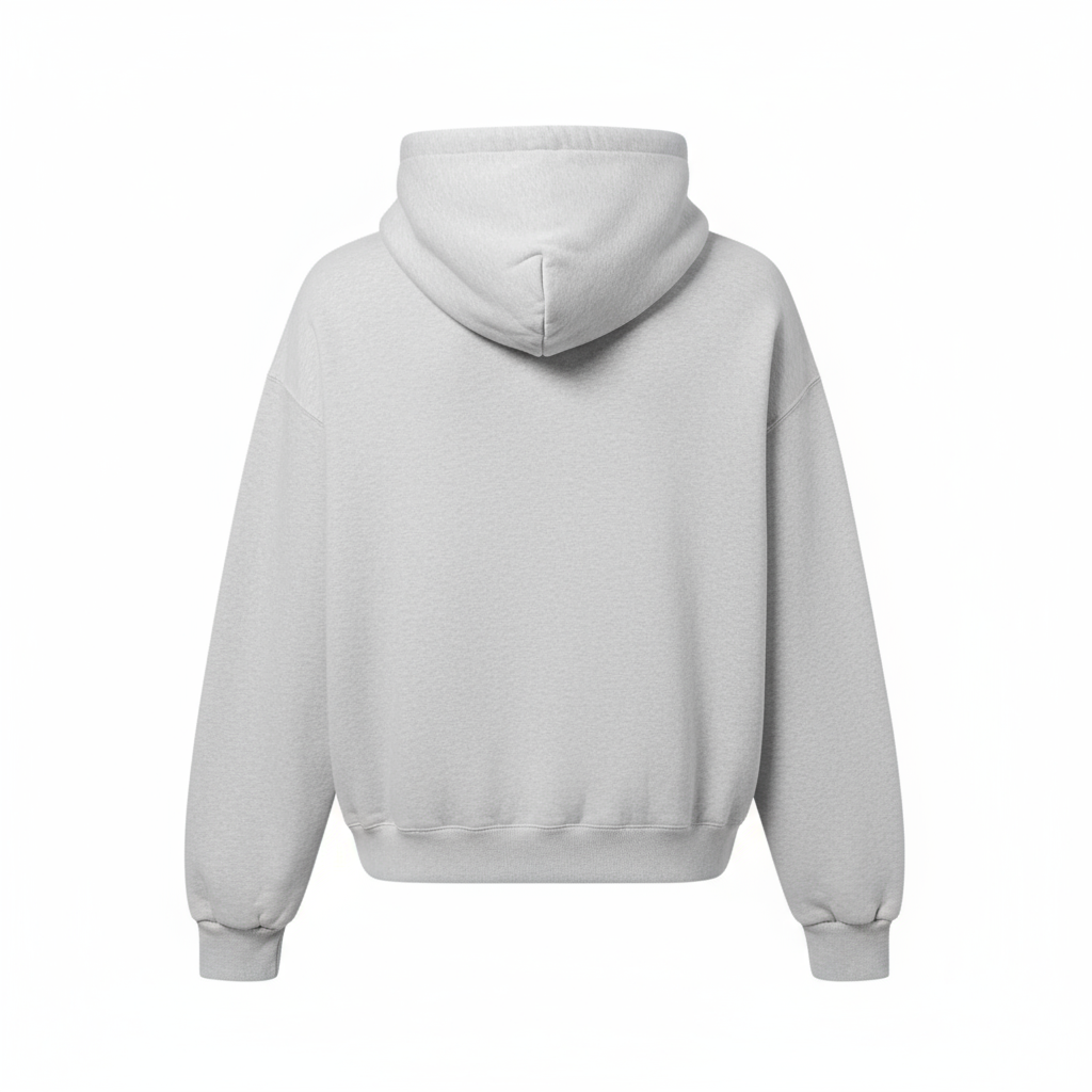 GREY HEAVY OVERSIZED HOODIE